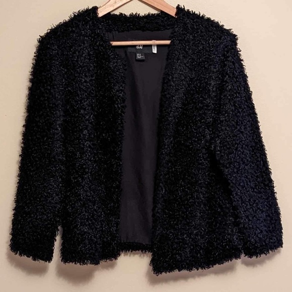 H&M fuzzy jacket - Picture 1 of 2